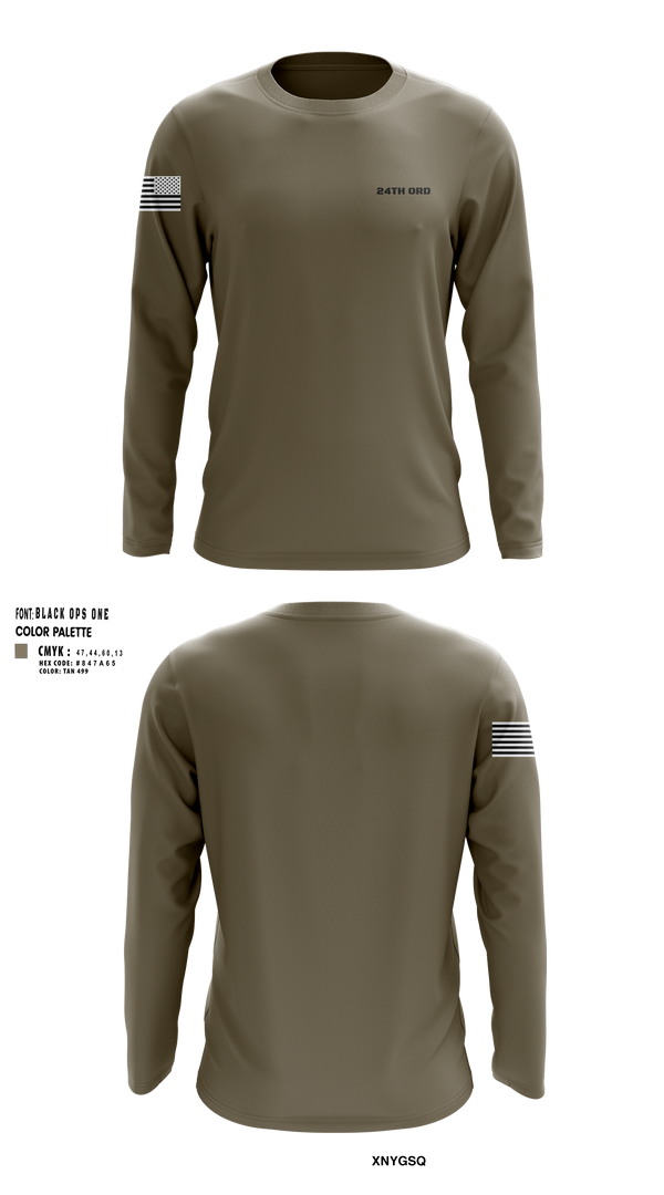 Long Sleeve Performance Shirt, 24th ORD, , Teamtime, Team time, sublimation, custom sports apparel, team uniforms, spirit wear, spiritwear, sports uniforms, custom shirts, team store, custom team store, fundraiser sports, apparel fundraiser