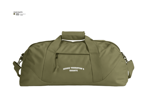 Duffle Bag, JESSIE THORNTON’S KARATE, , Teamtime, Team time, sublimation, custom sports apparel, team uniforms, spirit wear, spiritwear, sports uniforms, custom shirts, team store, custom team store, fundraiser sports, apparel fundraiser