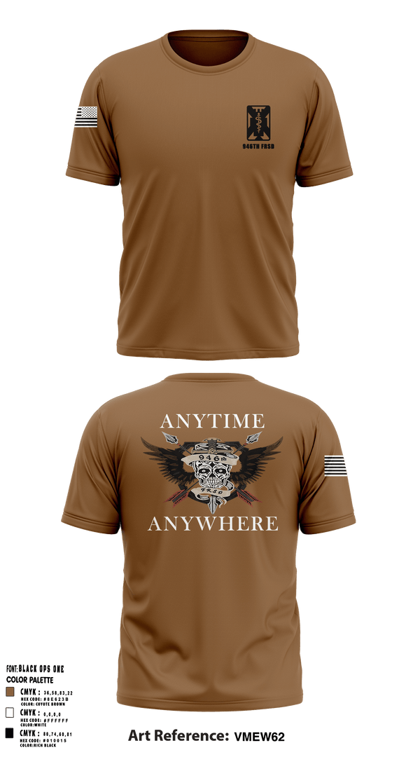 Short Sleeve Performance Shirt, 946th FRSD, Army, Teamtime, Team time, sublimation, custom sports apparel, team uniforms, spirit wear, spiritwear, sports uniforms, custom shirts, team store, custom team store, fundraiser sports, apparel fundraiser