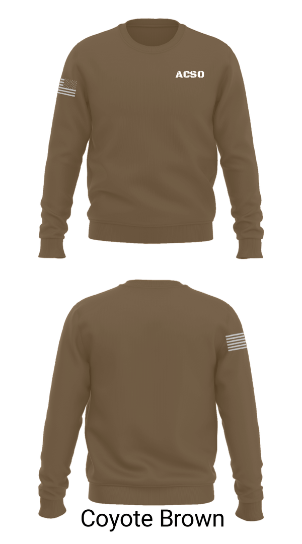 Crew Neck Sweatshirt, ACSO, Police, Teamtime, Team time, sublimation, custom sports apparel, team uniforms, spirit wear, spiritwear, sports uniforms, custom shirts, team store, custom team store, fundraiser sports, apparel fundraiser