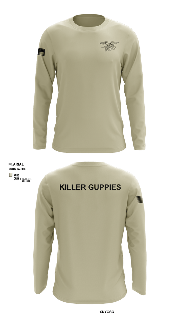 Long Sleeve Performance Shirt, HuggersKiller Guppies, Wrestling, Teamtime, Team time, sublimation, custom sports apparel, team uniforms, spirit wear, spiritwear, sports uniforms, custom shirts, team store, custom team store, fundraiser sports, apparel fundraiser