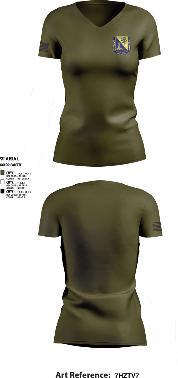 Women's Short Sleeve Vneck Shirt, 329th Chemical Co, , Teamtime, Team time, sublimation, custom sports apparel, team uniforms, spirit wear, spiritwear, sports uniforms, custom shirts, team store, custom team store, fundraiser sports, apparel fundraiser