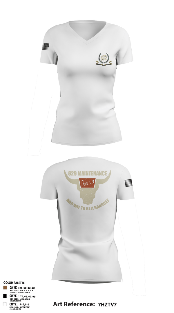Women's Short Sleeve Vneck Shirt, 829 maintenance, National Guard, Teamtime, Team time, sublimation, custom sports apparel, team uniforms, spirit wear, spiritwear, sports uniforms, custom shirts, team store, custom team store, fundraiser sports, apparel fundraiser