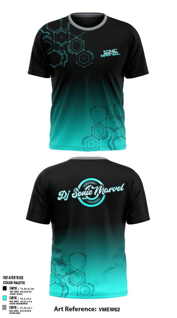 Old School Cotton Feel Shirt, DJ Sonic MarvelDJ Sonic Marvel, , Teamtime, Team time, sublimation, custom sports apparel, team uniforms, spirit wear, spiritwear, sports uniforms, custom shirts, team store, custom team store, fundraiser sports, apparel fundraiser