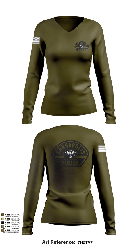 Women's Long Sleeve Vneck Shirt, SRT, Police, Teamtime, Team time, sublimation, custom sports apparel, team uniforms, spirit wear, spiritwear, sports uniforms, custom shirts, team store, custom team store, fundraiser sports, apparel fundraiser
