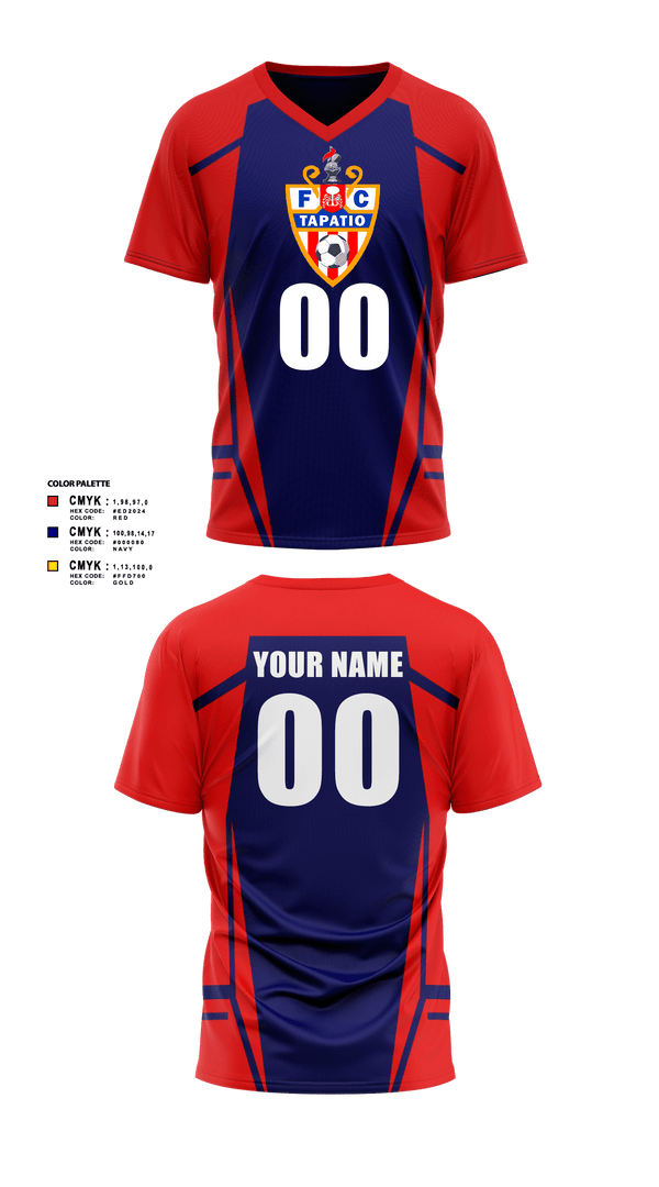 Mens Soccer Jersey, Tapatio FC, Men's Soccer, Teamtime, Team time, sublimation, custom sports apparel, team uniforms, spirit wear, spiritwear, sports uniforms, custom shirts, team store, custom team store, fundraiser sports, apparel fundraiser