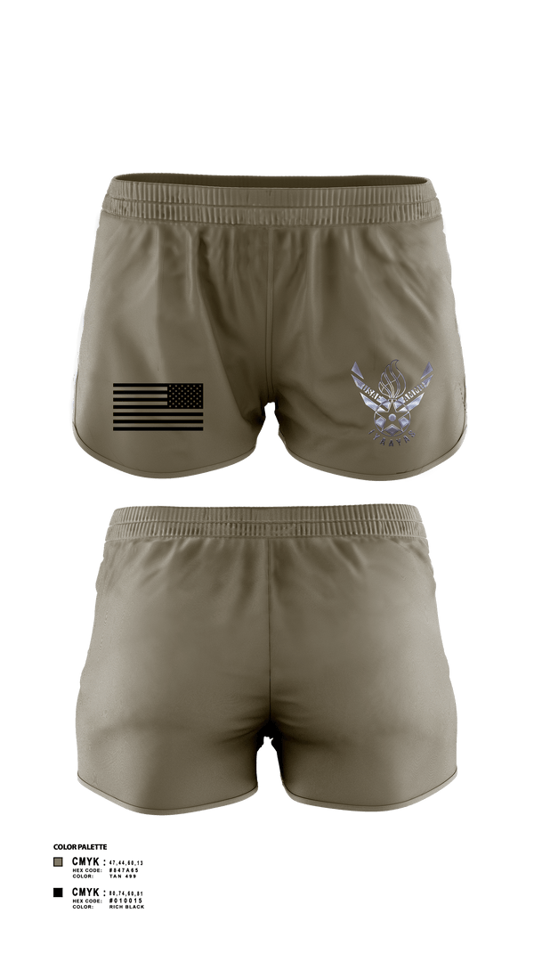 Women's Shorts, 7th Munitions Sq, Air Force, Teamtime, Team time, sublimation, custom sports apparel, team uniforms, spirit wear, spiritwear, sports uniforms, custom shirts, team store, custom team store, fundraiser sports, apparel fundraiser