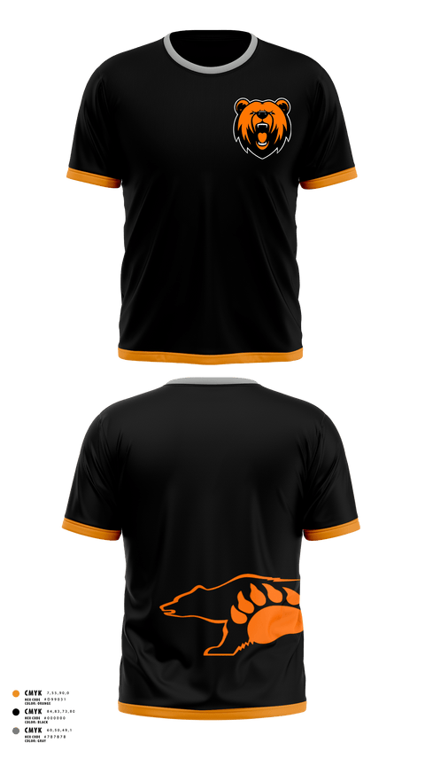Short Sleeve Rash Guard Shirt, Lucas Cubs, Wrestling, Teamtime, Team time, sublimation, custom sports apparel, team uniforms, spirit wear, spiritwear, sports uniforms, custom shirts, team store, custom team store, fundraiser sports, apparel fundraiser