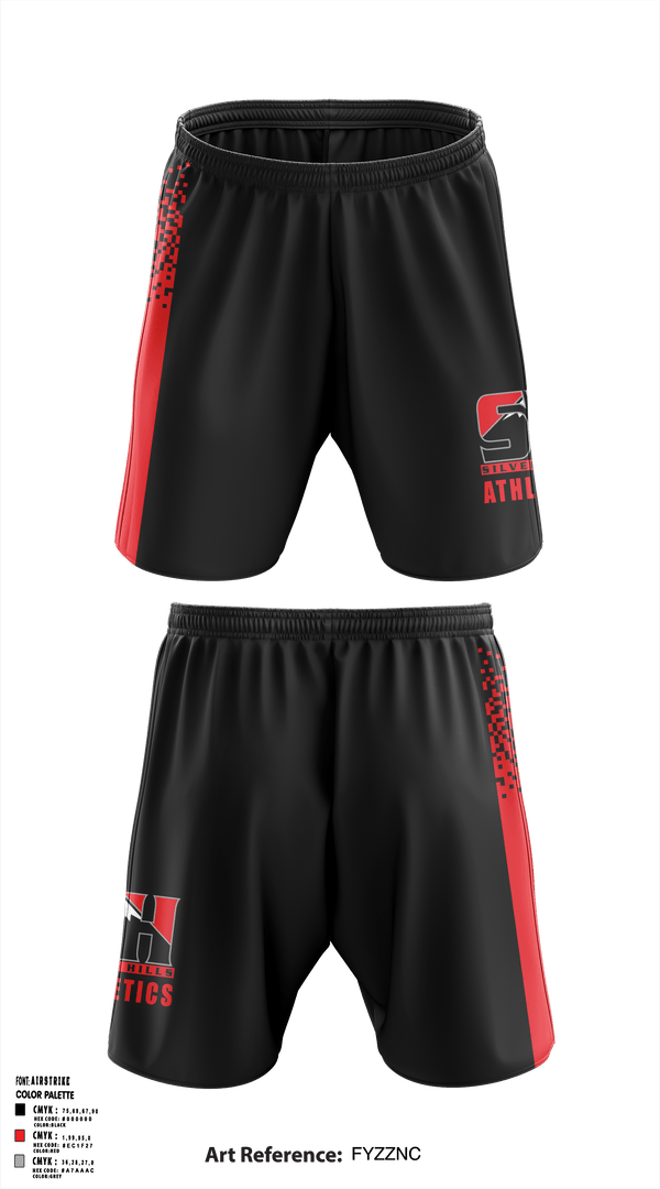 Athletic Shorts With Pockets, Silver Hills MS, , Teamtime, Team time, sublimation, custom sports apparel, team uniforms, spirit wear, spiritwear, sports uniforms, custom shirts, team store, custom team store, fundraiser sports, apparel fundraiser