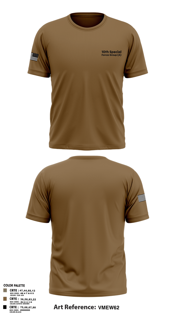 Old School Cotton Feel Shirt, 10th Special Forces Group (A), Army, Teamtime, Team time, sublimation, custom sports apparel, team uniforms, spirit wear, spiritwear, sports uniforms, custom shirts, team store, custom team store, fundraiser sports, apparel fundraiser