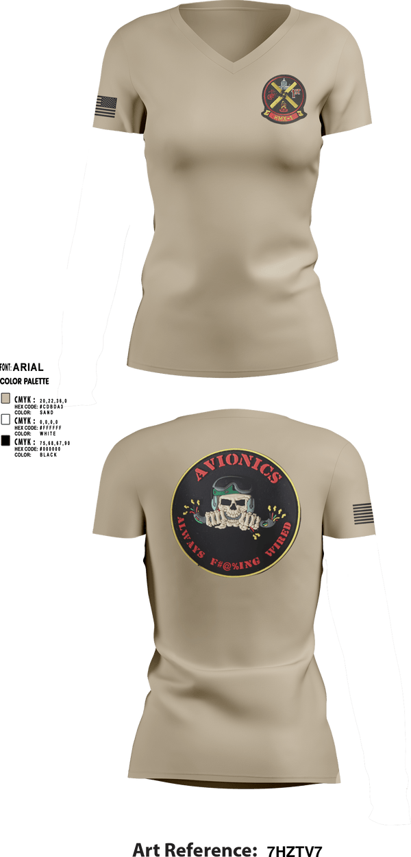 Women's Short Sleeve Vneck Shirt, HMX-1, Marines, Teamtime, Team time, sublimation, custom sports apparel, team uniforms, spirit wear, spiritwear, sports uniforms, custom shirts, team store, custom team store, fundraiser sports, apparel fundraiser