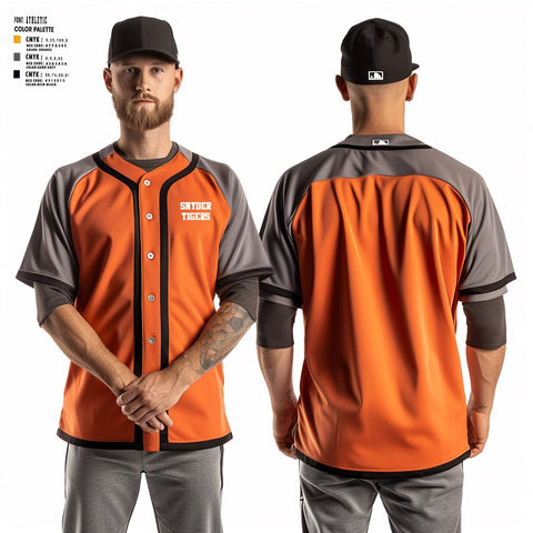 Full Button Baseball Jersey, Battle Phoenix, Army, Teamtime, Team time, sublimation, custom sports apparel, team uniforms, spirit wear, spiritwear, sports uniforms, custom shirts, team store, custom team store, fundraiser sports, apparel fundraiser