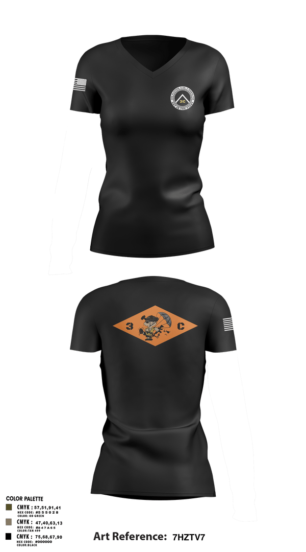 Women's Short Sleeve Performance Polo, 3rd Platoon, CCo, 1-508th PIR, , Teamtime, Team time, sublimation, custom sports apparel, team uniforms, spirit wear, spiritwear, sports uniforms, custom shirts, team store, custom team store, fundraiser sports, apparel fundraiser