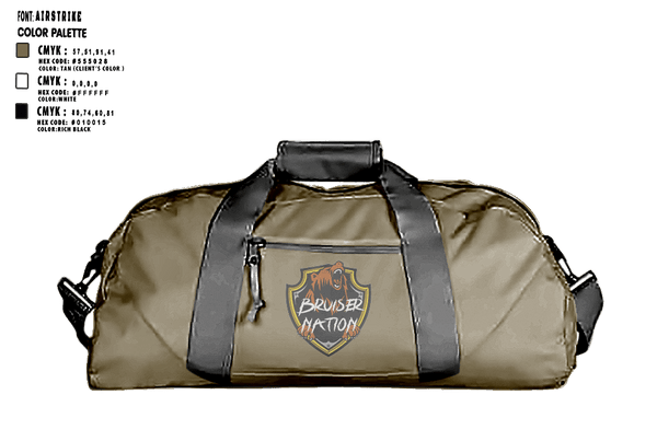 Duffle Bag, Bravo Bulldawgs, Army, Teamtime, Team time, sublimation, custom sports apparel, team uniforms, spirit wear, spiritwear, sports uniforms, custom shirts, team store, custom team store, fundraiser sports, apparel fundraiser