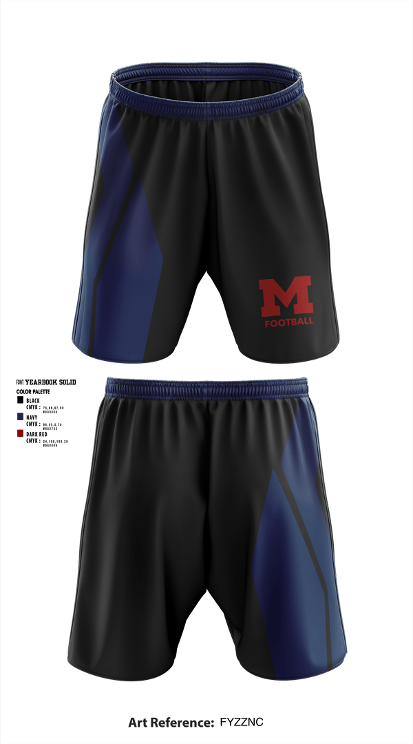 Athletic Shorts With Pockets, Mason’s, Football, Teamtime, Team time, sublimation, custom sports apparel, team uniforms, spirit wear, spiritwear, sports uniforms, custom shirts, team store, custom team store, fundraiser sports, apparel fundraiser