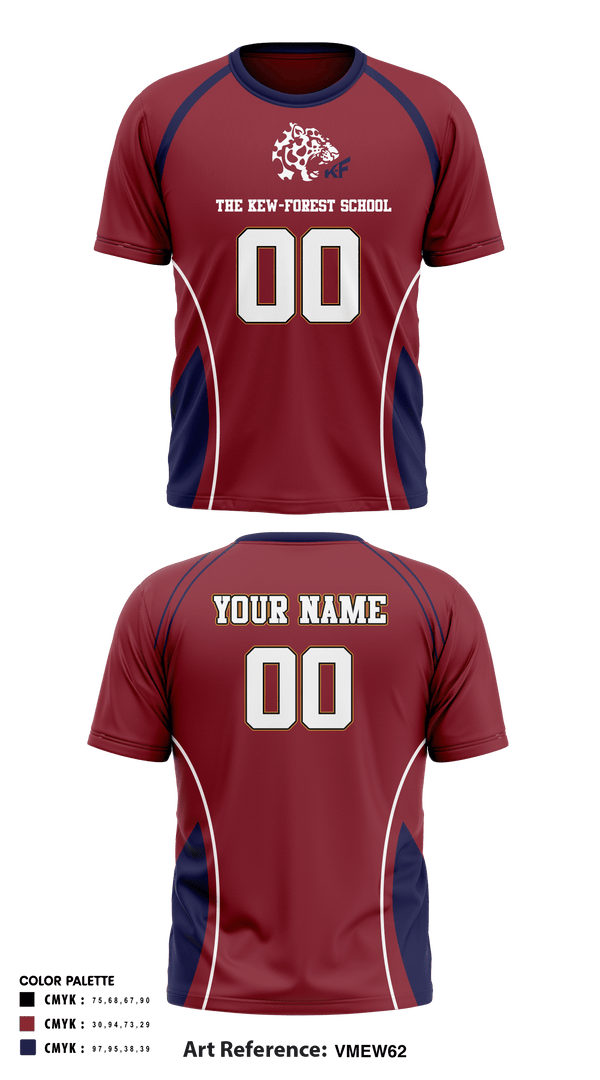Short Sleeve Performance Shirt, The Kew-Forest School Volleyball, Men's Volleyball, Teamtime, Team time, sublimation, custom sports apparel, team uniforms, spirit wear, spiritwear, sports uniforms, custom shirts, team store, custom team store, fundraiser sports, apparel fundraiser