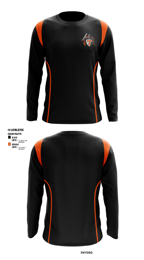 Long Sleeve Performance Shirt, Black Knights, Wrestling, Teamtime, Team time, sublimation, custom sports apparel, team uniforms, spirit wear, spiritwear, sports uniforms, custom shirts, team store, custom team store, fundraiser sports, apparel fundraiser