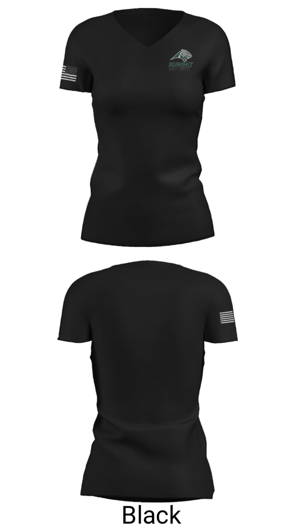 Women's Short Sleeve Vneck Shirt, Summit High School Volleyball, Women's Volleyball, Teamtime, Team time, sublimation, custom sports apparel, team uniforms, spirit wear, spiritwear, sports uniforms, custom shirts, team store, custom team store, fundraiser sports, apparel fundraiser