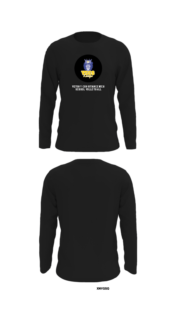 Long Sleeve Performance Shirt, Victory Christian Center School Volleyball, Women's Volleyball, Teamtime, Team time, sublimation, custom sports apparel, team uniforms, spirit wear, spiritwear, sports uniforms, custom shirts, team store, custom team store, fundraiser sports, apparel fundraiser