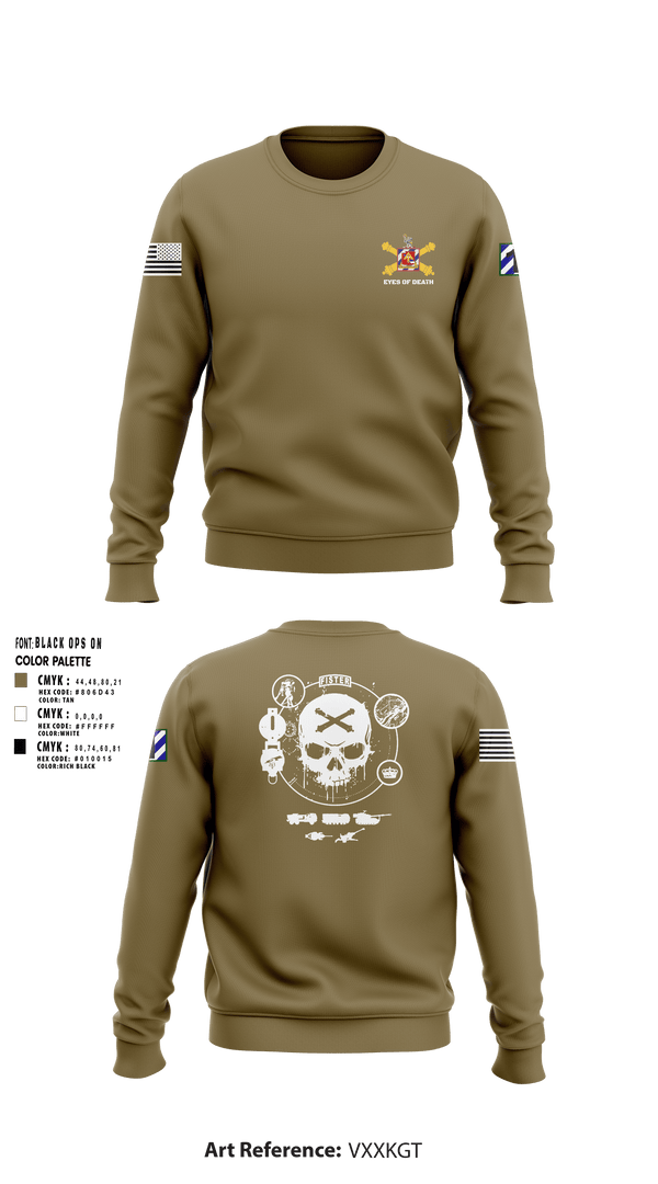 Crew Neck Sweatshirt, 1-41 FA, Army, Teamtime, Team time, sublimation, custom sports apparel, team uniforms, spirit wear, spiritwear, sports uniforms, custom shirts, team store, custom team store, fundraiser sports, apparel fundraiser