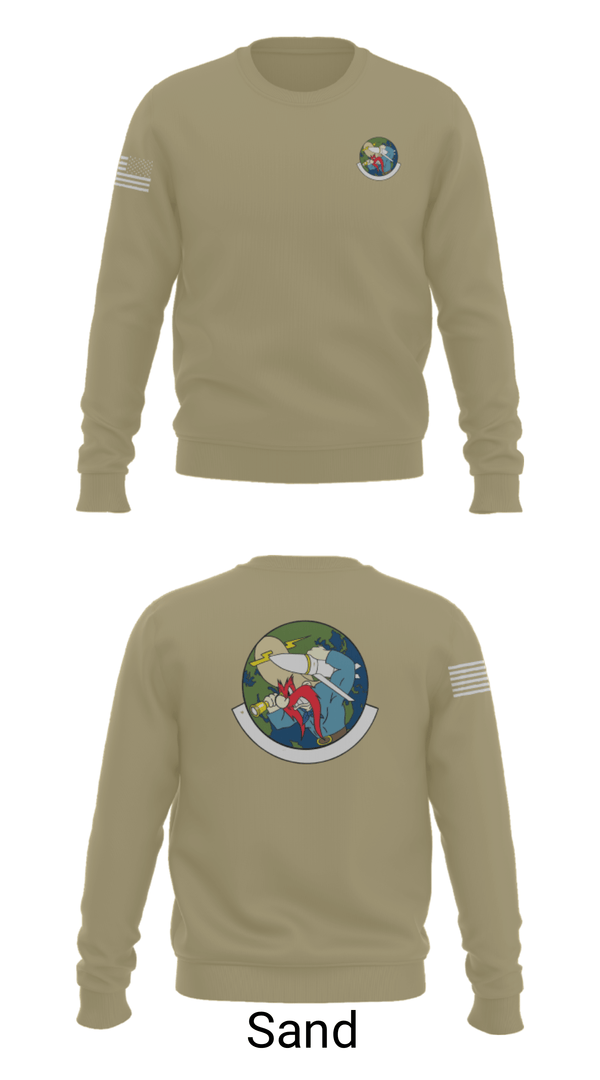 Crew Neck Sweatshirt, 20th Intelligence Squadron, Air Force, Teamtime, Team time, sublimation, custom sports apparel, team uniforms, spirit wear, spiritwear, sports uniforms, custom shirts, team store, custom team store, fundraiser sports, apparel fundraiser