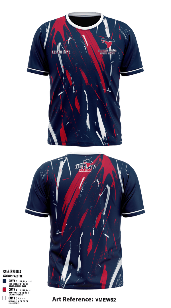 Short Sleeve Performance Shirt, Saugerties Outlaws Youth Football, Football, Teamtime, Team time, sublimation, custom sports apparel, team uniforms, spirit wear, spiritwear, sports uniforms, custom shirts, team store, custom team store, fundraiser sports, apparel fundraiser