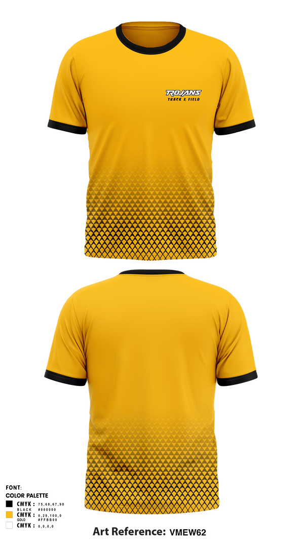 Short Sleeve Performance Shirt, Trojans, Track & Field, Teamtime, Team time, sublimation, custom sports apparel, team uniforms, spirit wear, spiritwear, sports uniforms, custom shirts, team store, custom team store, fundraiser sports, apparel fundraiser