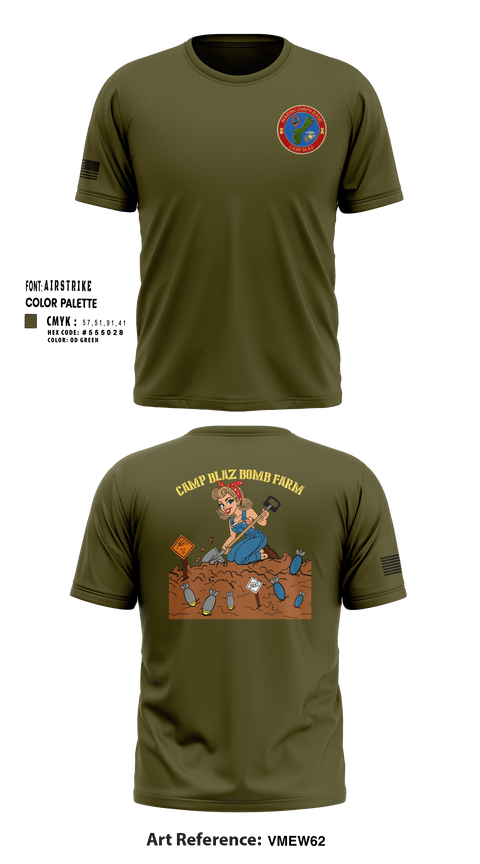 Short Sleeve Performance Shirt, MCB Camp Blaz Ordnance, Marines, Teamtime, Team time, sublimation, custom sports apparel, team uniforms, spirit wear, spiritwear, sports uniforms, custom shirts, team store, custom team store, fundraiser sports, apparel fundraiser