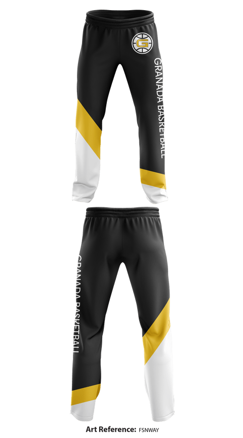 Granada Basketball 3402059 Sweatpants - 1