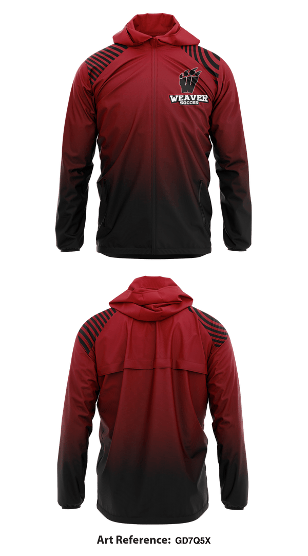 Weaver High School Soccer 30117244 Windbreaker - 1
