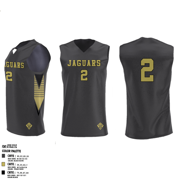 Jefferson Academy MS 30837568 Mens Reversible Basketball Jersey - 4