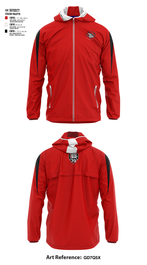 East York Baseball Association 9018533 Windbreaker - 1