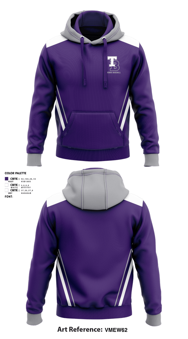 Triboh Baseball 74350973 Hoodie - 1