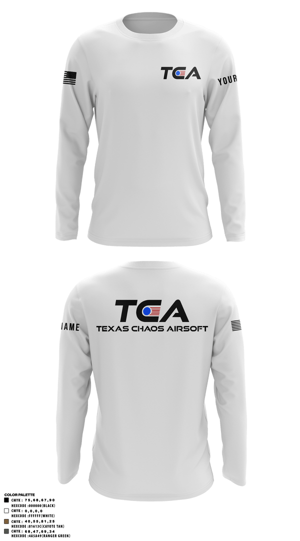 Texas Chaos 81023929 Long Sleeve Performance Shirt - 7