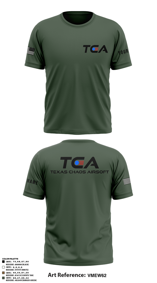 Texas Chaos 81023929 Short Sleeve Performance Shirt - 5