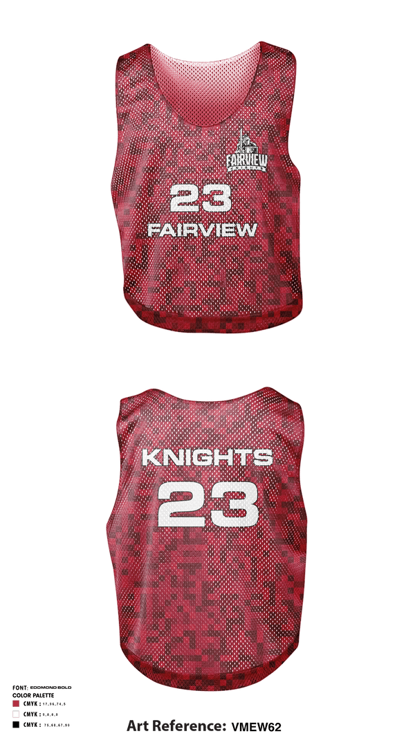 Samples - Doug Williams 47834745 Mens Reversible Lacrosse Pinnie - 2