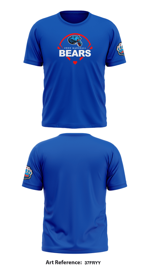 John Marshall 32639048 Short Sleeve Performance Shirt - 3