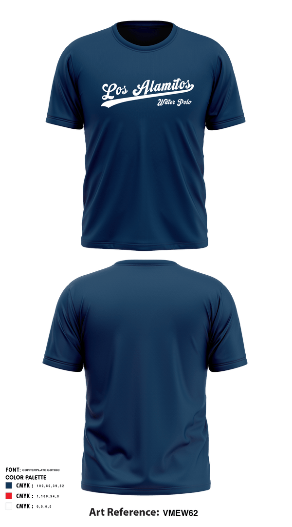 Los Alamitos High School Water Polo 27043087 Short Sleeve Performance Shirt - 3