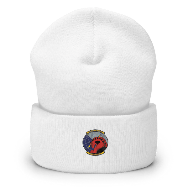 567 red horse 34315295 Cuffed Beanie -