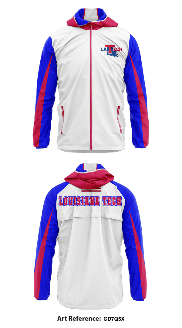 Louisiana Tech 87859607 Windbreaker - 1