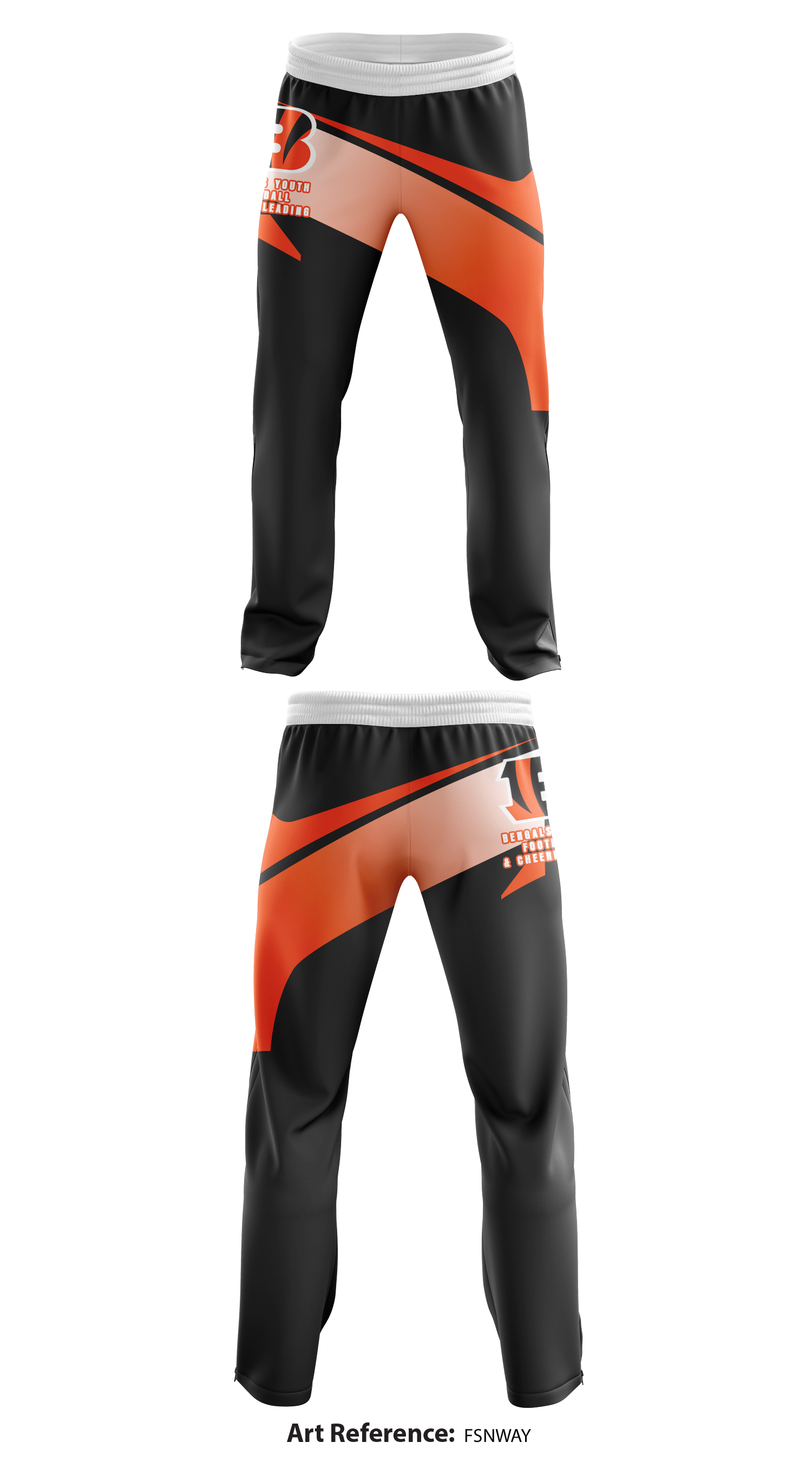 Bengals Youth Football & Cheerleading 27377136 Sweatpants - 1