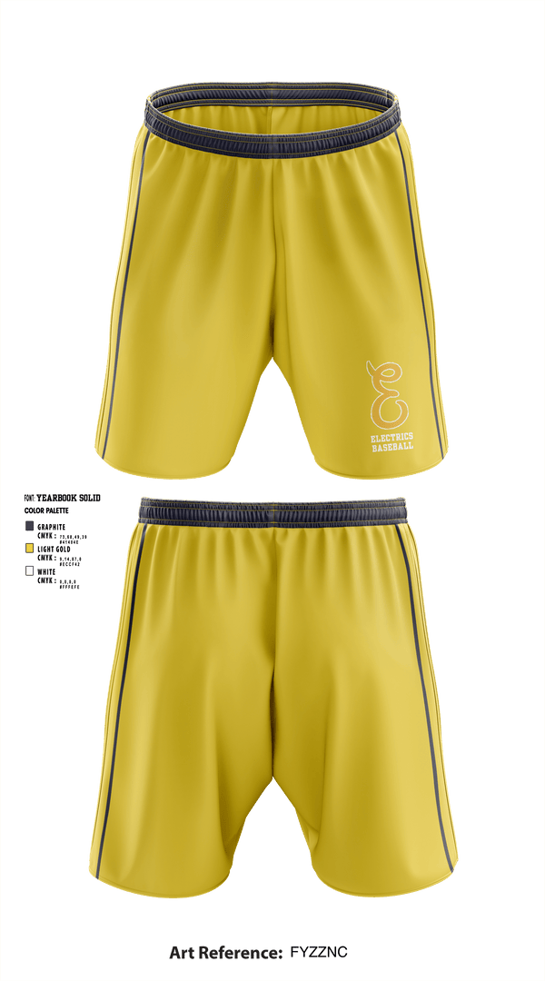 Athletic Shorts With Pockets, Electrics, Baseball, Teamtime, Team time, sublimation, custom sports apparel, team uniforms, spirit wear, spiritwear, sports uniforms, custom shirts, team store, custom team store, fundraiser sports, apparel fundraiser