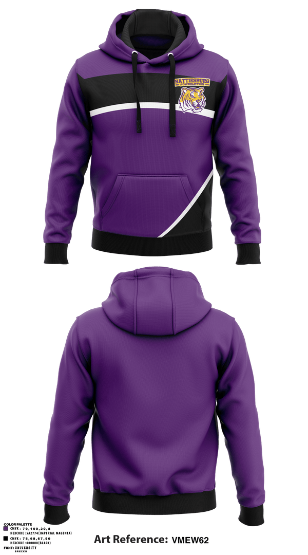 Hoodie, Hattiesburg High School Powerlifting, Spirit Store, Teamtime, Team time, sublimation, custom sports apparel, team uniforms, spirit wear, spiritwear, sports uniforms, custom shirts, team store, custom team store, fundraiser sports, apparel fundraiser