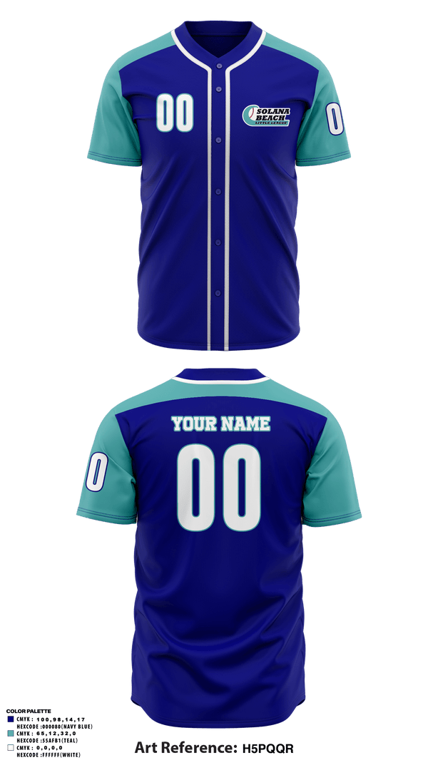 Two Button Baseball Jersey, Solana Beach Little League, Baseball, Teamtime, Team time, sublimation, custom sports apparel, team uniforms, spirit wear, spiritwear, sports uniforms, custom shirts, team store, custom team store, fundraiser sports, apparel fundraiser
