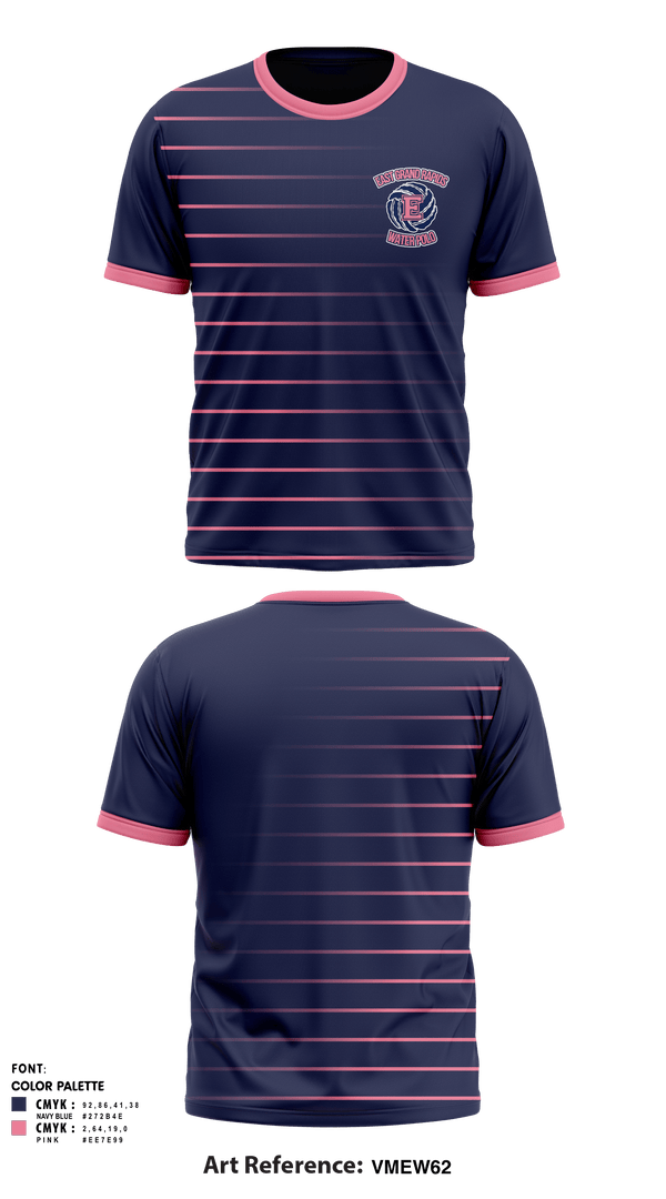 Short Sleeve Performance Shirt, East Grand Rapids High School Water Polo, Water Polo, Teamtime, Team time, sublimation, custom sports apparel, team uniforms, spirit wear, spiritwear, sports uniforms, custom shirts, team store, custom team store, fundraiser sports, apparel fundraiser