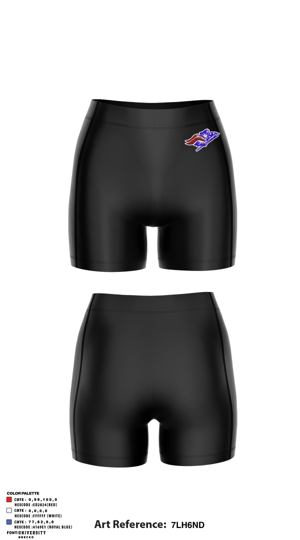 Women's Compression Shorts, Douglas High School Track, Track & Field, Teamtime, Team time, sublimation, custom sports apparel, team uniforms, spirit wear, spiritwear, sports uniforms, custom shirts, team store, custom team store, fundraiser sports, apparel fundraiser