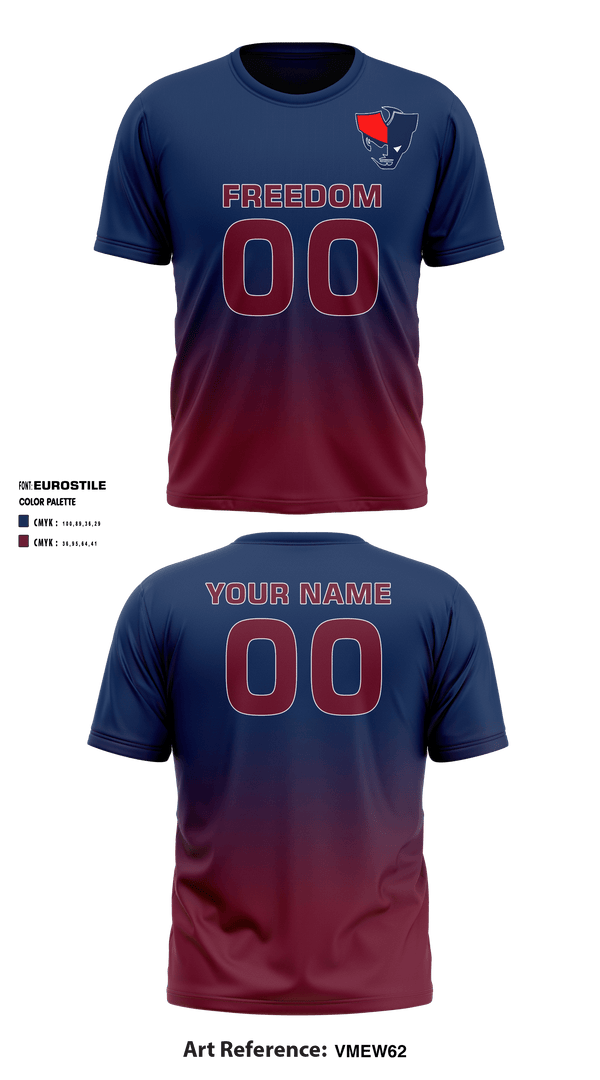 Short Sleeve Performance Shirt, Freedom High School Football, Football, Teamtime, Team time, sublimation, custom sports apparel, team uniforms, spirit wear, spiritwear, sports uniforms, custom shirts, team store, custom team store, fundraiser sports, apparel fundraiser