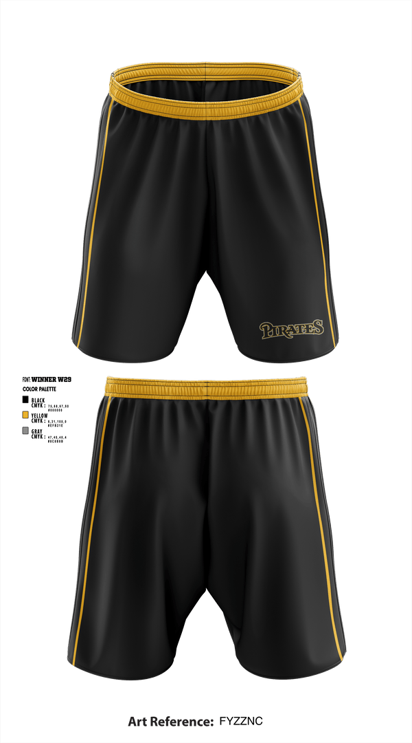 Athletic Shorts With Pockets, Los Angeles Pirates, Baseball, Teamtime, Team time, sublimation, custom sports apparel, team uniforms, spirit wear, spiritwear, sports uniforms, custom shirts, team store, custom team store, fundraiser sports, apparel fundraiser