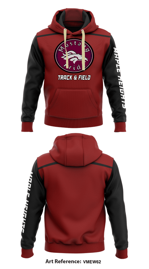 Hoodie, Maple Heights track and field, Track & Field, Teamtime, Team time, sublimation, custom sports apparel, team uniforms, spirit wear, spiritwear, sports uniforms, custom shirts, team store, custom team store, fundraiser sports, apparel fundraiser
