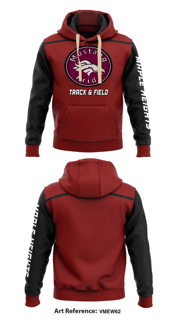 Hoodie, Maple Heights track and field, Track & Field, Teamtime, Team time, sublimation, custom sports apparel, team uniforms, spirit wear, spiritwear, sports uniforms, custom shirts, team store, custom team store, fundraiser sports, apparel fundraiser